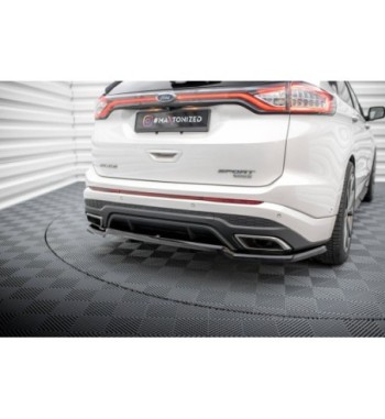 Rear diffuser with vertical fins for Ford Edge Sport Mk2