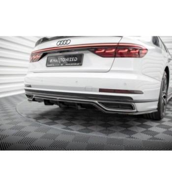 Diffusore posteriore con alette verticali per Audi A8 S-Line D5