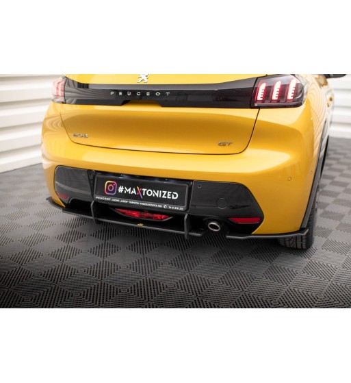 Street Pro Rear side splitters for Peugeot 208 GT Mk2