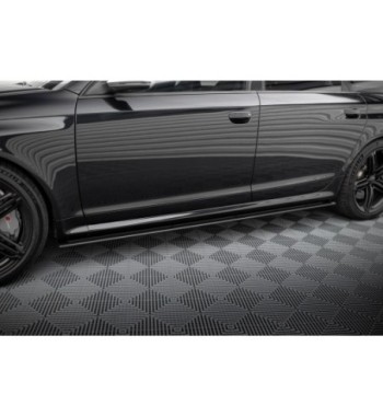 Street Pro Side skirt diffusers for Audi RS6 Avant C6