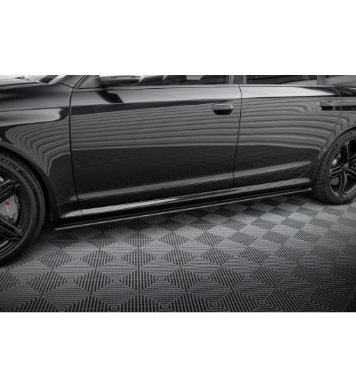 Street Pro Side skirt diffusers for Audi RS6 Avant C6