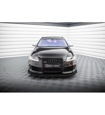 Street Pro splitter + flaps for Audi RS6 Avant C6