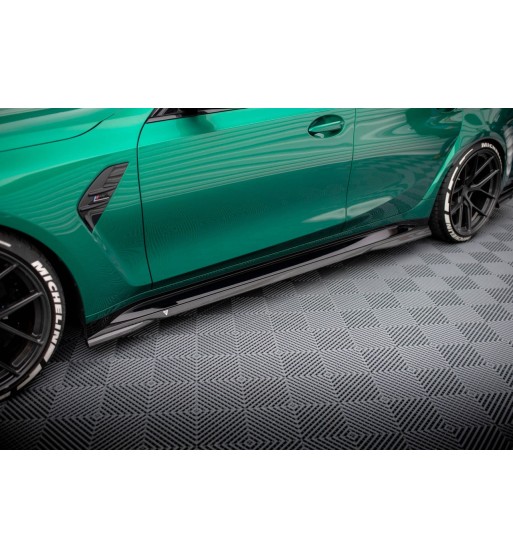 Carbonio preimpregnato Minigonne laterali per BMW M3 Sedan / Touring G80 / G81
