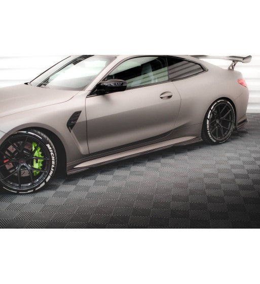 Carbonio preimpregnato Minigonne laterali per BMW M4 G82 / G82 Facelift