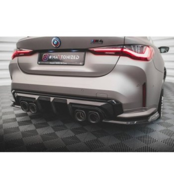 Carbonio preimpregnato Splitter laterali posteriori per BMW M4 G82 / G82 Facelift
