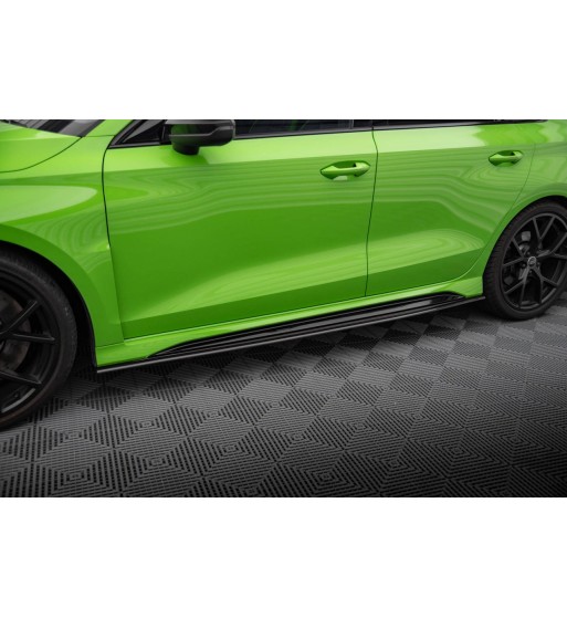 Carbonio preimpregnato Minigonne laterali per Audi RS3 Sedan / Sportback 8Y