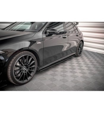 Street Pro Side skirt diffusers for Mercedes A35 AMG / AMG-Line Aero Pack W177