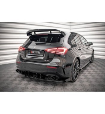 Street Pro Rear valance + Flaps for Mercedes A35 AMG Hatchback Aero Pack W177