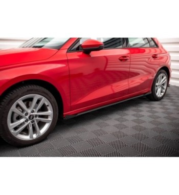 Street Pro Side skirt diffusers + Flaps for Audi A3 8Y