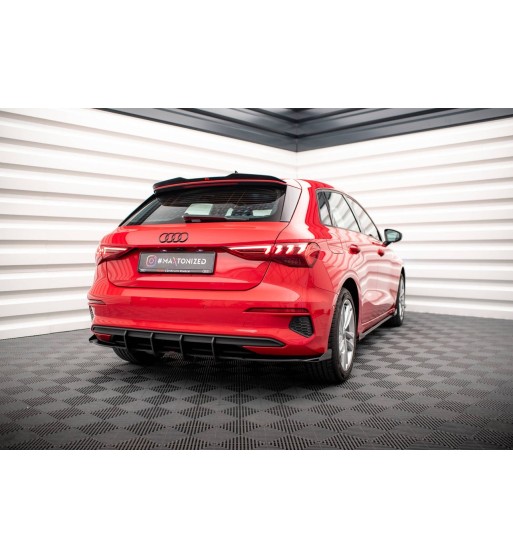 Street Pro Rear valance + Flaps for Audi A3 Sportback 8Y