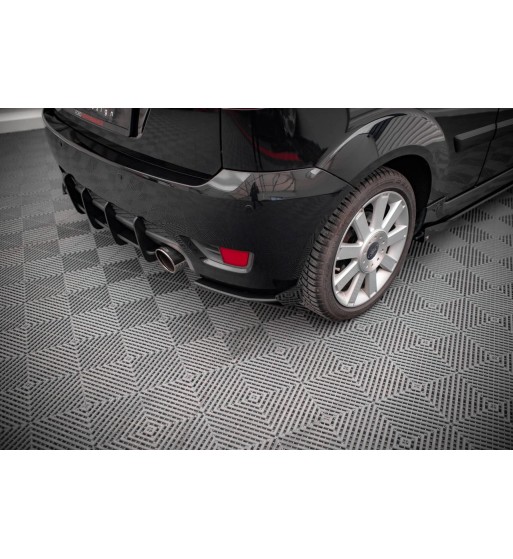 Street Pro Rear side splitters + Flaps for Ford Fiesta ST Mk6