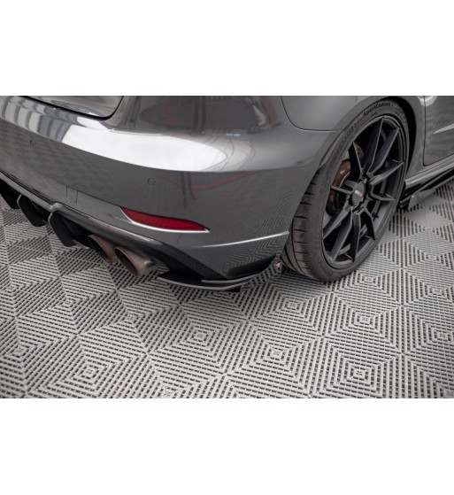 Street Pro Rear side splitters + Flaps for Audi S3 Sportback 8V Facelift