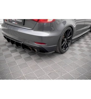 Street Pro Splitter laterali posteriori per Audi S3 Sportback 8V Facelift