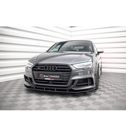 Street Pro splitter for Audi S3 / A3 S-Line Sportback 8V Facelift