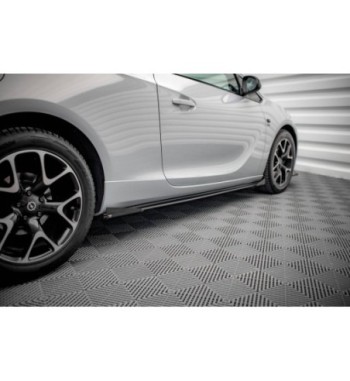 Street Pro Side skirt diffusers + Flaps for Opel Astra GTC OPC-Line J