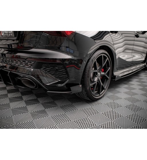 Rear side flaps for Audi RS3 Sportback 8Y