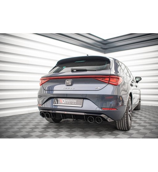 Rear valance with dummy exhaust tips for Seat Leon FR Hatchback Mk4