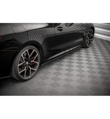 Street Pro Side skirt diffusers for BMW 4 M-Pack / M440i G22 / G23 / G22 Facelift / G23 Facelift