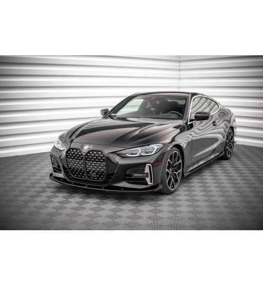 Street Pro splitter + flaps for BMW 4 M-Pack / M440i G22 / G23 / G22 Facelift / G23 Facelift