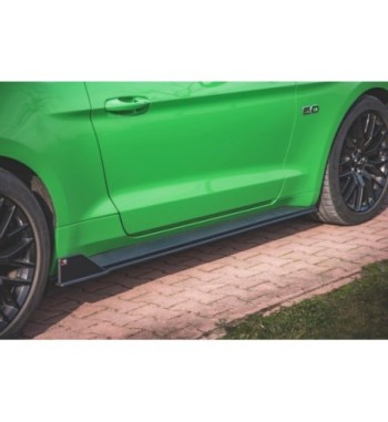 Street Pro Side skirt diffusers V.2 for Ford Mustang GT Mk6 Facelift