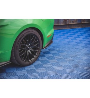 Street Pro Rear side splitters V.1 for Ford Mustang GT Mk6 Facelift