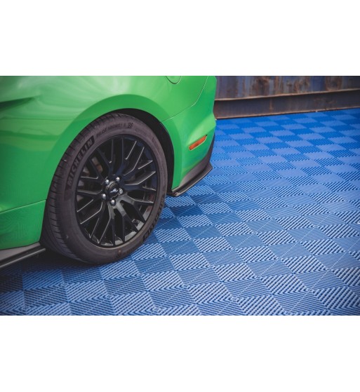 Street Pro Rear side splitters V.1 for Ford Mustang GT Mk6 Facelift