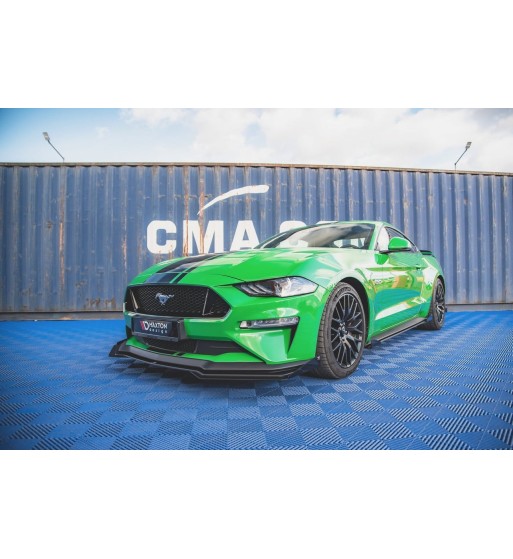 Street Pro Splitter V.1 with Flaps for Ford Mustang GT Mk6 Facelift