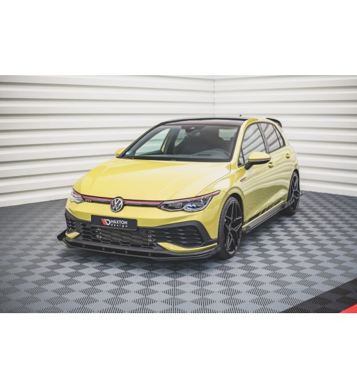 Street Pro splitter + flaps for Volkswagen Golf GTI Clubsport Mk8