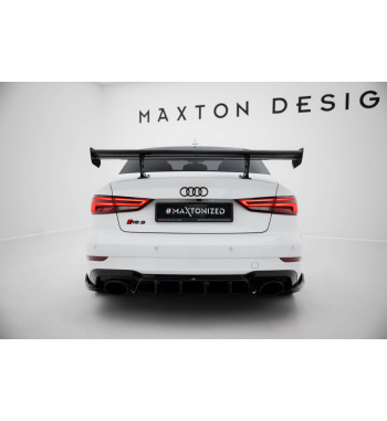 Carbon-Spoiler mit internen Halterungen für Audi A3 / A3 S-Line / S3 / RS3 Limousine 8V / 8V Facelift