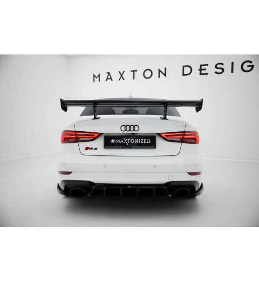Carbon-Spoiler mit internen Halterungen für Audi A3 / A3 S-Line / S3 / RS3 Limousine 8V / 8V Facelift Carbon-Spoiler mit internen Halterungen für Audi A3 / A3 S-Line / S3 / RS3 Limousine 8V / 8V Facelift