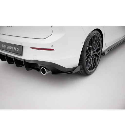 Street Pro Splitter laterali posteriori + Flap per Volkswagen Golf GTI / GTE / R-Line Mk8
