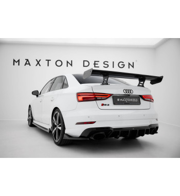 Carbon-Spoiler mit internen Halterungen für Audi A3 / A3 S-Line / S3 / RS3 Limousine 8V / 8V Facelift