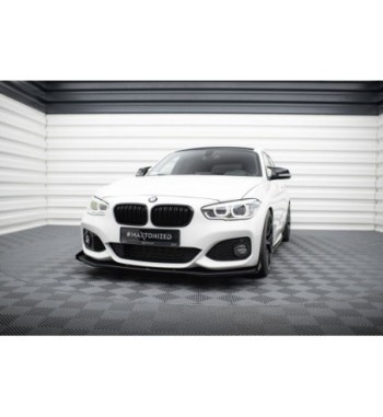 Street Pro Splitter V.1 + Flap per BMW 1 F20 M-Pack Facelift / M140i