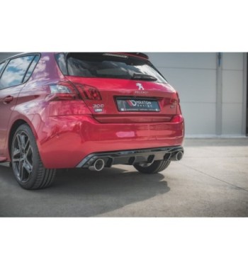 Rear valance with dummy exhaust tips for Peugeot 308 GT Mk2 Facelift