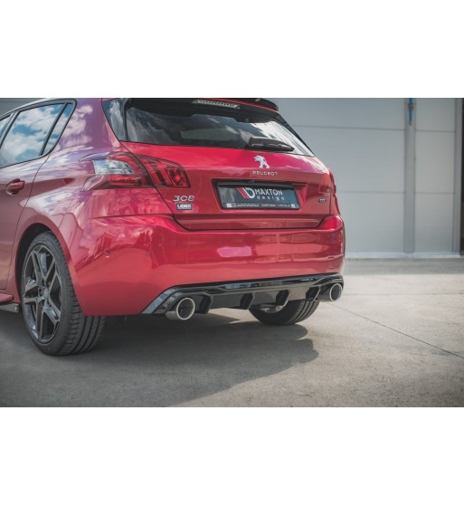 Rear valance with dummy exhaust tips for Peugeot 308 GT Mk2 Facelift