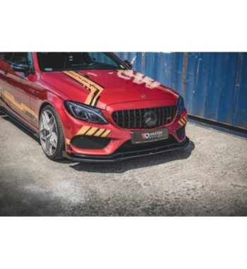 Street Pro splitter + flaps for Mercedes-AMG C43 / AMG-Line Coupe C205