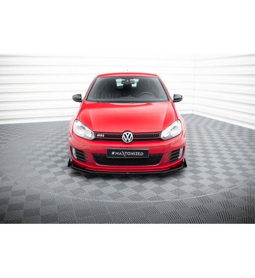 Street Pro Splitter V.1 + Flap per Volkswagen Golf GTI Mk6
