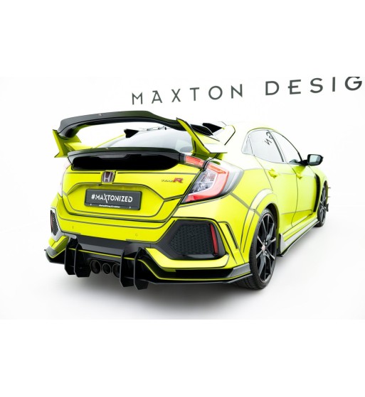Street Pro Rear diffuser V.2 for Honda Civic Type-R Mk10 / Mk10 Facelift