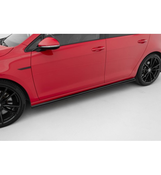 Street Pro Side skirt diffusers for Volkswagen Golf R / R-Line Mk7 Facelift