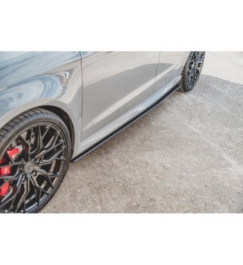 Street Pro Side skirt diffusers for Audi RS3 8V Sportback