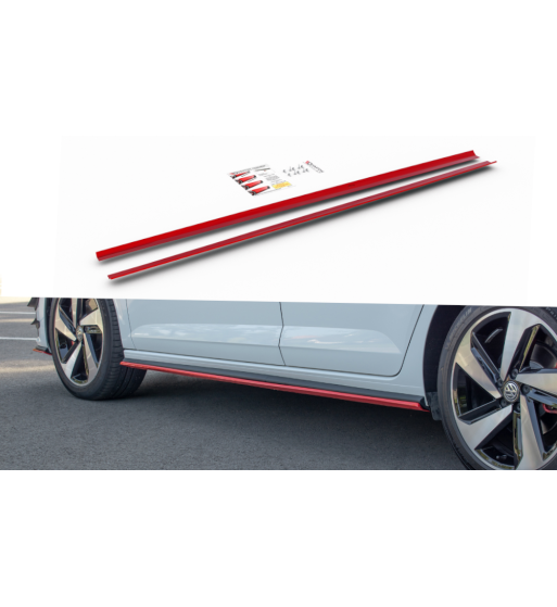 Side skirt diffusers for Volkswagen Polo GTI / R-line Mk6