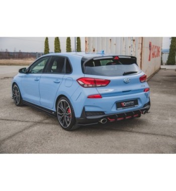Street Pro Rear valance V.2 for Hyundai I30 N Mk3 Hatchback