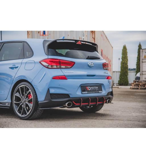 Street Pro Rear valance V.1 for Hyundai I30 N Mk3 Hatchback