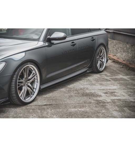 Side skirt diffusers for Audi A6 / A6 C7 S-line/ S6 C7 Facelift