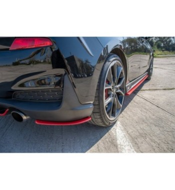 Splitter laterali posteriori V.2 per Hyundai I30 N Mk3 Hatchback
